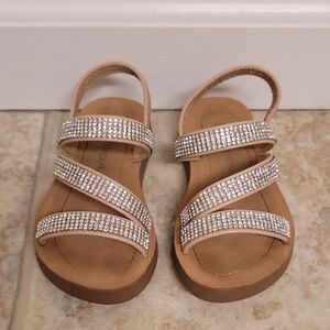 Soda Beige Sandals Sz. 6